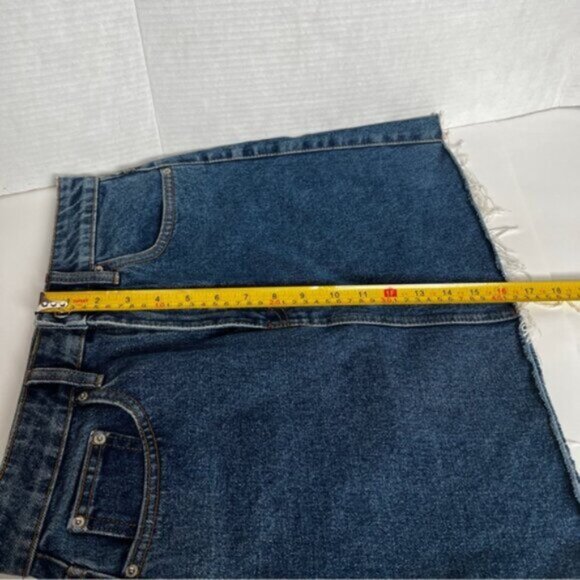 Zara Authentic Denim by TRF jean denim mini 5 pocket style skirt - Picture 11 of 12